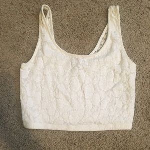 Lace crop top